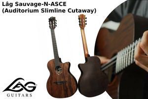 Огляд електроакустичної гітари з нейлоновими струнами L&acirc;g Sauvage-N-ASCE (Auditorium Slimline Cutaway) фото