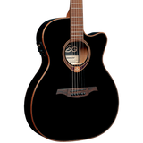 Електроакустична гітара Lag Tramontane T118ASCE-BLK (Black) (Slim-версія/вузький корпус) 17-4-10-83 фото